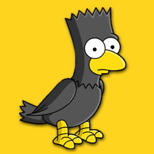 bart simpson the raven